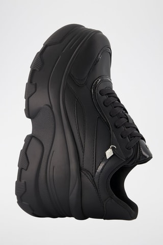 Zapatillas con plataforma - Negro