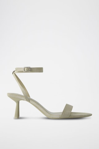 Sandalias de tacón - Caqui