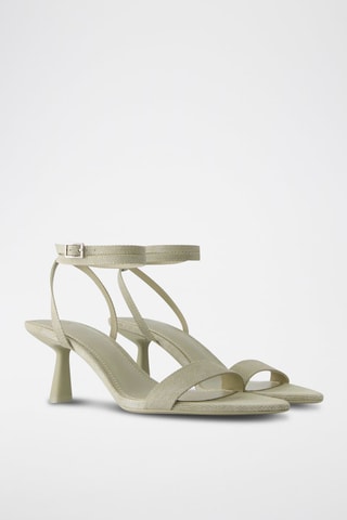 Sandalias de tacón - Caqui