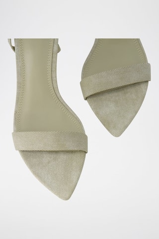 Sandalias de tacón - Caqui