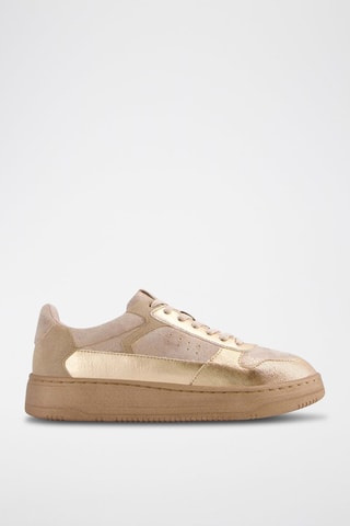 Zapatillas - Marrón y dorado