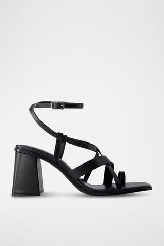 Sandalias de tacón - Negro