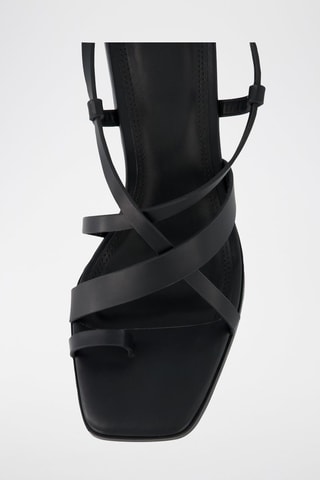 Sandalias de tacón - Negro