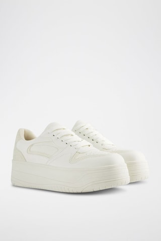Zapatillas con plataforma - Blanco