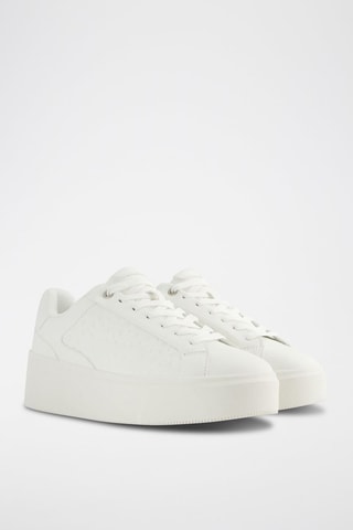 Zapatillas con plataforma - Blanco