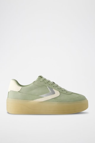 Zapatillas con plataforma - Verde