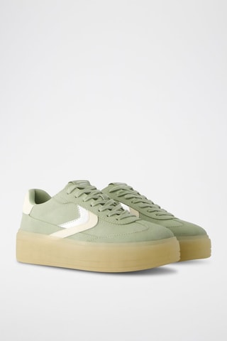 Zapatillas con plataforma - Verde