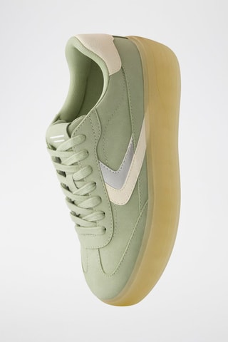 Zapatillas con plataforma - Verde