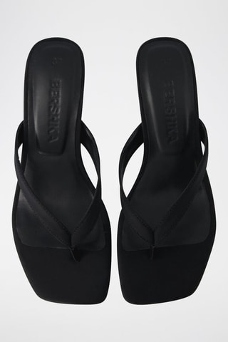 Sandalias de tacón - Negro