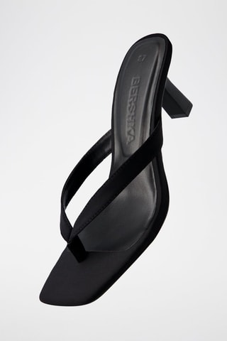 Sandalias de tacón - Negro