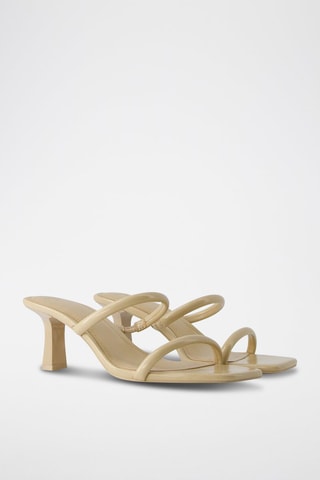 Sandalias de tacón - Beige