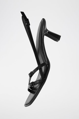 Sandalias de tacón - Negro