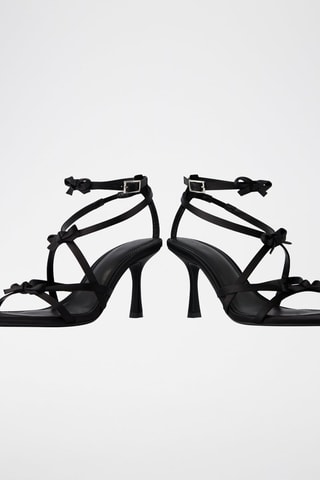 Sandalias de tacón - Negro