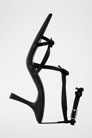 Sandalias de tacón - Negro