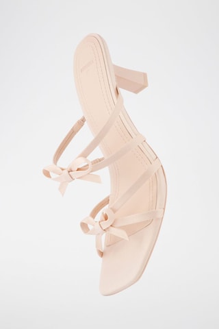 Sandalias de tacón - Beige