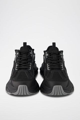 Zapatillas con plataforma - Negro