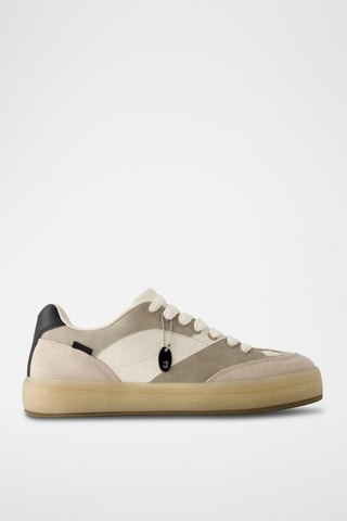 Zapatillas de piel - Beige