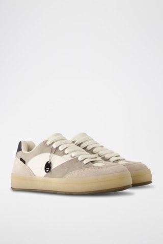Zapatillas de piel - Beige