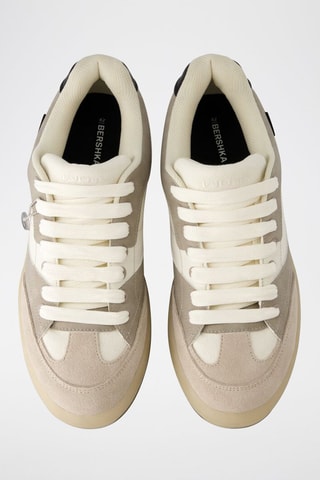 Zapatillas de piel - Beige