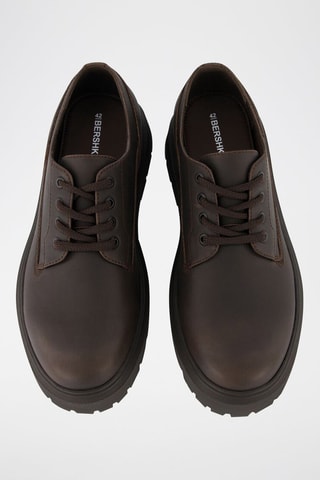 Derbies con plataforma - Marrón