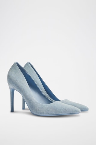 Zapatos de tacón vaqueros - Azul claro