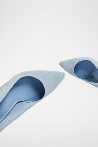 Zapatos de tacón vaqueros - Azul claro