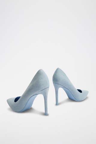 Zapatos de tacón vaqueros - Azul claro