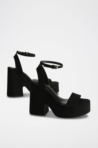 Sandalias de tacón - Negro