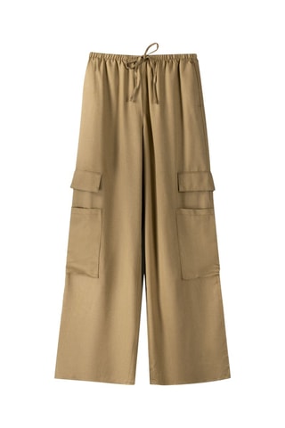 Pantalón cargo - Verde oliva