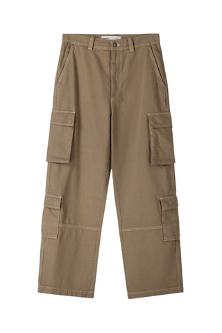 Pantalón relaxed fit - Caqui