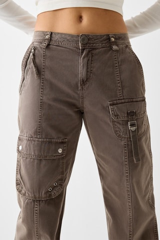 Pantalón cargo - Gris