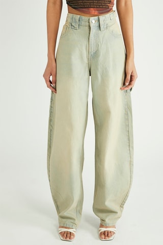 Pantalón wide leg - Azul claro