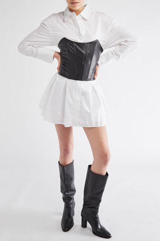 Vestido camisero - Blanco