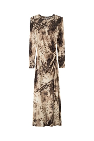 Vestido midi - Beige