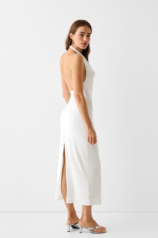 Vestido midi - Blanco