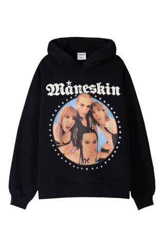 Sudadera con capucha Maneskin - Negro