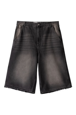 Bermudas vaqueras - Negro