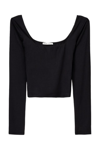 Crop top - Negro
