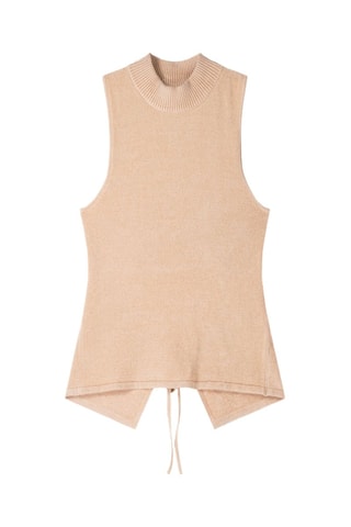 Top sin mangas - Beige