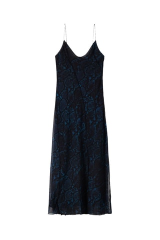 Vestido midi - Azul marino