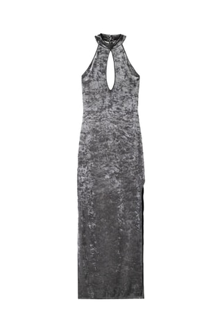 Vestido midi - Gris