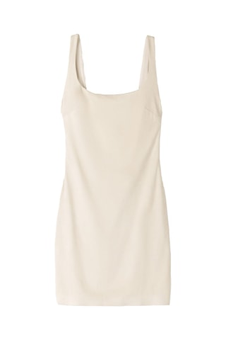 Vestido recto - Beige