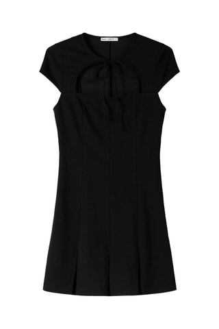 Vestido recto - Negro