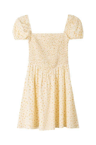 Vestido evasé - Beige