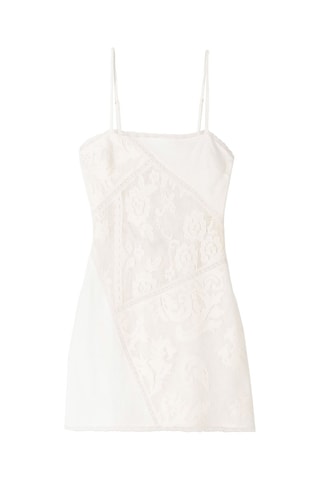 Vestido recto - Crudo