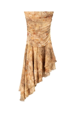 Vestido bustier - Beige