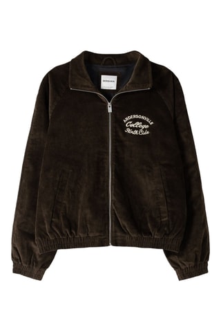 Chaqueta de pana - Marrón oscuro