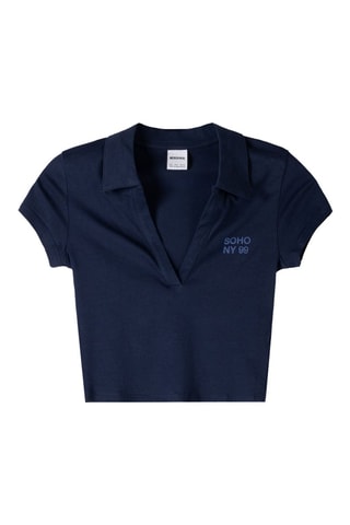 Polo corto - Azul marino