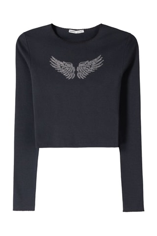 Camiseta regular fit - Antracita