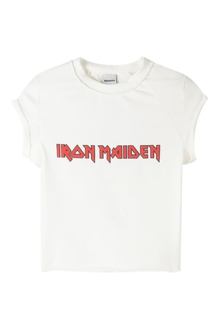 Camiseta Iron Maiden - Blanco